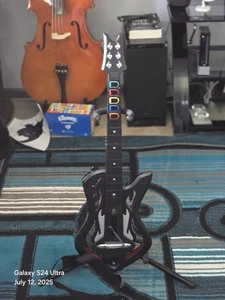 Guitar Hero Wireless Guitar - Xbox 360 - Warriors of Rock - #96150805 - Tested - Picture 1 of 8