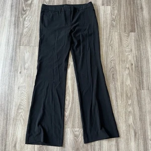 Star City Womens Pants 7 Long Junior Black Stretch Flare Slacks Trousers Office - Picture 1 of 3
