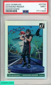 2022 PANINI DONRUSS DESMOND RIDDER #DTDR DOWNTOWN! PSA 9 MINT RC ROOKIE - Bild 1 von 3