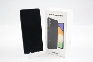 Samsung Galaxy A52 5G  (Unlocked) 128GB Awesome Black Grade B Original Box - Picture 1 of 7