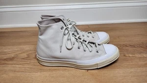 Converse Canvas High-Top Sneakers Ivory - Classy Vintage Look - Picture 1 of 10