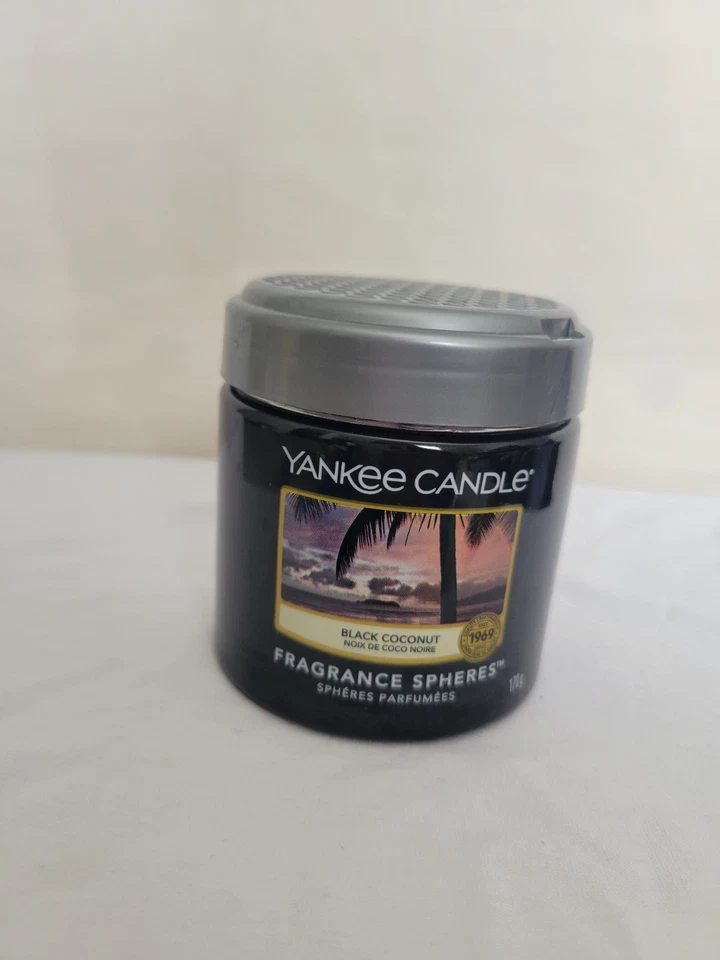 Lot of 2 Yankee Candle Fragrance Spheres Black Coconut Flameless New Sealed - Image 1 of 3