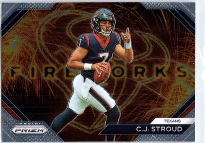 2023 Panini Prizm - Fireworks C.J. Stroud #F-10 (RC) - Image 1 of 2