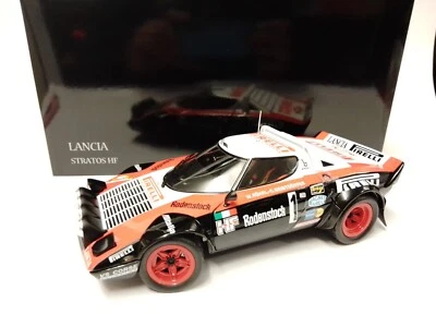 Kyosho Lancia Stratos HF #1 Rohrl Hunsruck Rally 1978 1/18 08130D - Immagine 1 di 3
