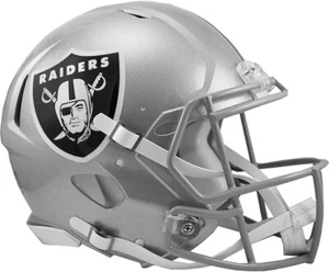 *SALE* LAS VEGAS RAIDERS NFL FULL SIZE SPEED AUTHENTIC RIDDELL FOOTBALL HELMET! - Picture 1 of 1