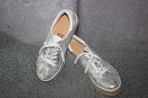 S. Oliver Damen Schuhe Weiches kunst Leder gr 40 Silber Sehr Gut - Bild 1 von 5