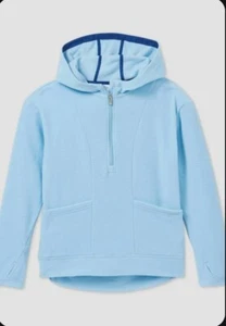All In Motion Mädchen Fleece 1/2 Zip Sweatshirt/Hoodie blau S (6/6x) - Bild 1 von 3