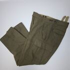 1963 Seyntex US Army Military Green Cargo Pants Trousers 32x30 Adjustable Waist