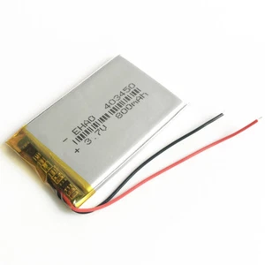 800mAh 3.7V Lipo polymer Battery Rechargeable For Mp3 Selfie stick PSP 403450 - Picture 1 of 5