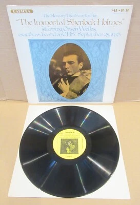 LP - Immortal Sherlock Holmes - Orson Welles Mercury Theatre - CBS 1938 Radiola - Image 1 of 4
