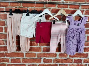 BABY GIRLS BUNDLE AGE 12-18 MONTHS BODEN etc LEGGINGS SHORTS SKIRT BLOUSE 86CM - Picture 1 of 6