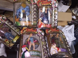 Street Fighter Cammy, Vega, Run, Ken, Blanka, & Alex 1999 Never Opened - Picture 1 of 10