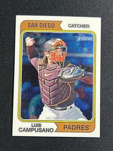 2023 Topps Heritage High Number LUIS CAMPUSANO CHROME 871/999 PADRES #608 - Picture 1 of 2