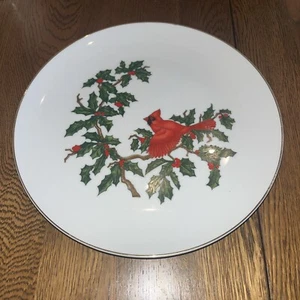 Lefton China CARDINAL 01657 Dinner Plate(s) EXCELLENT - Picture 1 of 4