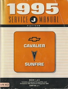 AM013 Chevrolet Cavalier Pontiac Sunfire Service Manual (1995) Book 1 of 2 - Picture 1 of 1