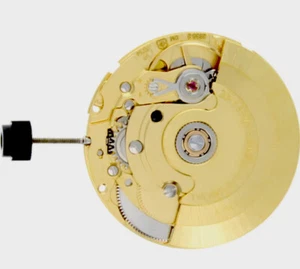 NEW GENUINE ETA 2836-2 WATCH MOVEMENT 25 JEWEL AUTOMATIC DAY DATE YELLOW SWISS - Picture 1 of 2