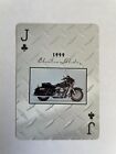 Harley Davidson Motorcycle 1999 Advert Electra Glide Ride Swap Playing Card JACK