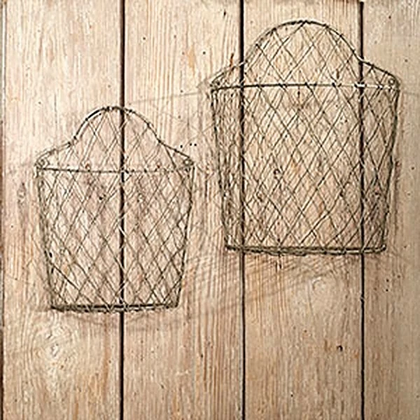 Wire Wall Baskets - 2 - Image 1 of 1