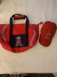 MLB LA Angels of Anaheim Genuine Ball Cap w/ Nike emblem & Insulated Soft Bag  - Picture 1 of 12