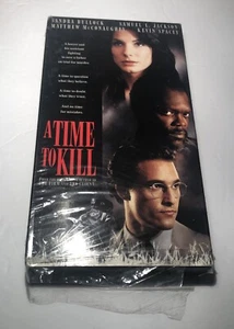 A Time To Kill VHS Samual L. Jackson, Sandra Bullock, Matthew McConaughey - Picture 1 of 8