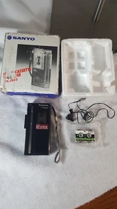 Vintage S- SANYO TRC5680 Microcassette Tape Voice Recorder Recording  - Picture 1 of 6