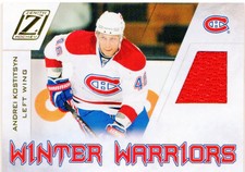 2010-11 (CANADIENS) Zenith Winter Warriors Materials #AK Andrei Kostitsyn Jsy