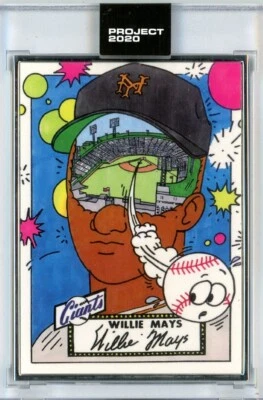 TOPPS PROJECT 2020 - WILLIE MAYS - ERMSY AP 03/20 Silver Frame #288 - Image 1 of 2
