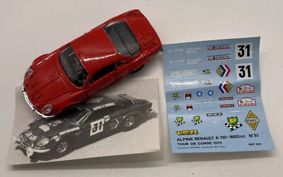 RARE SOLIDO VEREM LIMITED EDITION 1:43 DIECAST RED ALPINE A110 CAR IN BOX - Image 1 of 4
