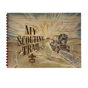 Vintage Boy Scouts of America My Scouting Trail Activities Scrapbook Unused 1946 - Picture 1 of 15