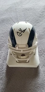 Mini casco Los Angeles Rams Cooper Ku autografato Flat White BAS U73702 - Foto 1 di 4