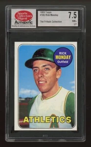1969 Topps #105 Rick Monday SCD Authentic 7.5 NM+ - Picture 1 of 2