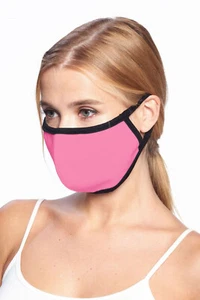 5X - Unisex Face Mask Reusable Washable Cover Masks Fashion Cloth Men Women Pink - Picture 1 of 9