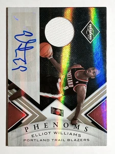 2010-11 Limited #166 Elliot Williams JSY AU RC - Picture 1 of 2