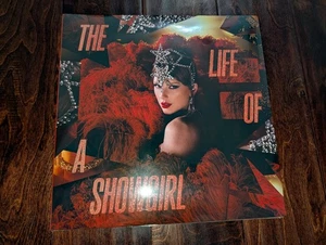 TAYLOR SWIFT Life Of A Showgirl Red Lipstick/Lace Transparent Vinyl SHIPS NOW - Picture 1 of 6