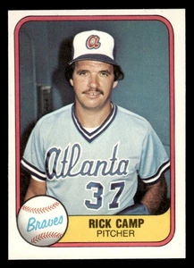 Rick Camp 1981 Fleer #246 Atlanta Braves - Imagen 1 de 2