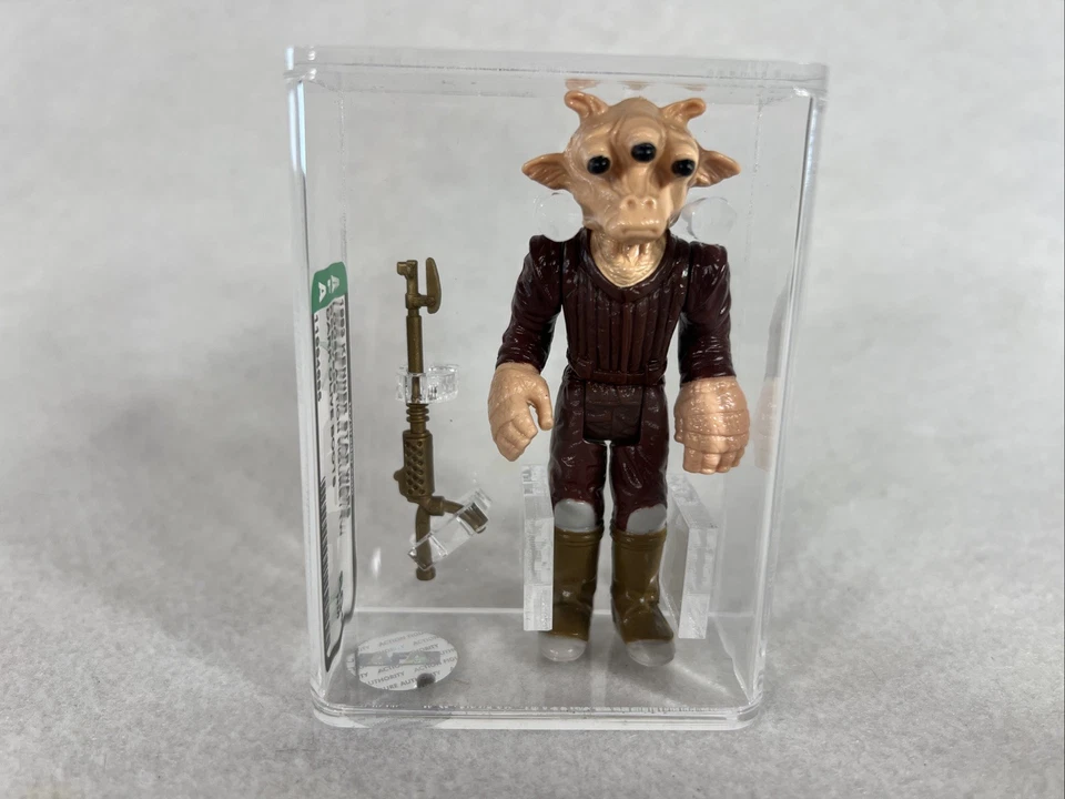 BOTAS VINTAGE KENNER STAR WARS 1983 REE YEES AFA 80+ CASI NUEVAS TW OLIVA OSCURO Foto 1 de 4