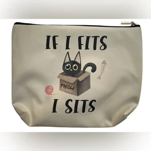 Kosmetiktasche Kosmetiktasche mit Katzenmotiv Neu ohne Etikett - Bild 1 von 3