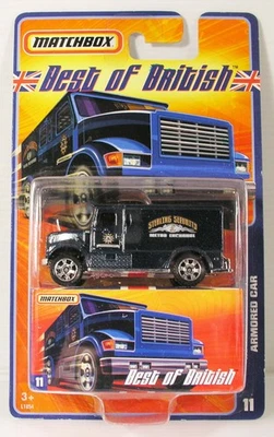 MINT W SEALED CARD MATCHBOX INTERNATIONAL ARMOURED CAR 2006 BEST OF BRITISH AOR - Image 1 of 4