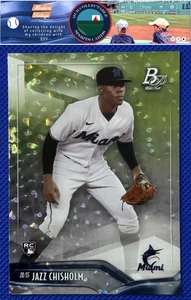 Jazz Chisholm 2021 Bowman Platinum #24 Miami Marlins RC - Picture 1 of 2