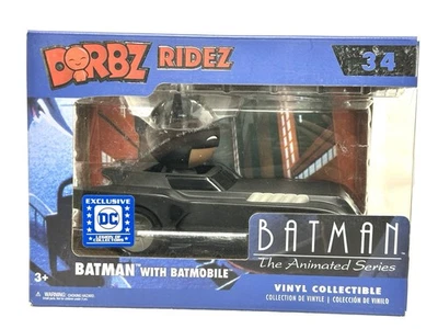 Batimóvil animado Dorbz Rides Batman #34 DC Legión de Coleccionistas Foto 1 de 4