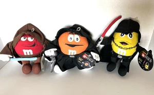 M&M's Star Wars Plush Darth Vader, Emperor Palpatine, Obi-Wan Kenobi w/ Tags - Picture 1 of 7