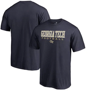 Men's Navy Georgia Tech Yellow Jackets Team Unity Football T-Shirt - Picture 1 of 3