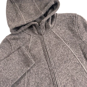 The North Face Crescent Fleece Jacket Women's Large Purple Full Zip Hoodie - Picture 1 of 11