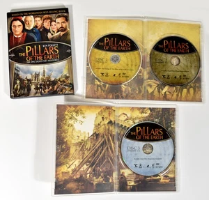Ken Follett "The Pillars of the Earth" Epic Eight-Part Miniseries DVD Set - Bild 1 von 2
