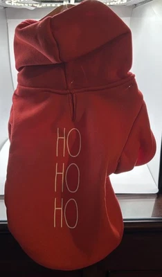 Moletom com capuz Rae Dunn HO HO HO cachorro ou gato Natal tamanho XS novo com etiquetas - Imagem 1 de 4