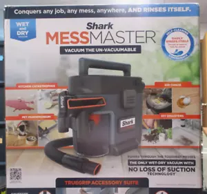 Shark MESSMASTER 120V Corded Portable Wet/Dry Vacuum VS101 Gray BRAND NEW - Picture 1 of 4