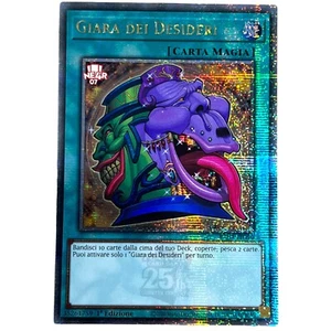 Yu Gi Oh Ita 1ed Rare Segreta Quarter By Century Ra01-it056 Jar Of Wishes - Picture 1 of 1