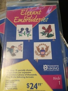 Elegante Stickereien Vögel 1  - Bild 1 von 2