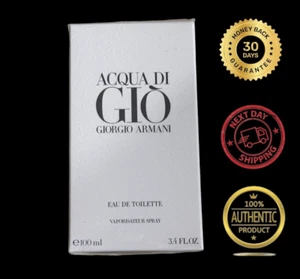 Acqua Di Gio Giorgio Armani 3.4 oz EDT Cologne for Men New In Box ($110 Value!)