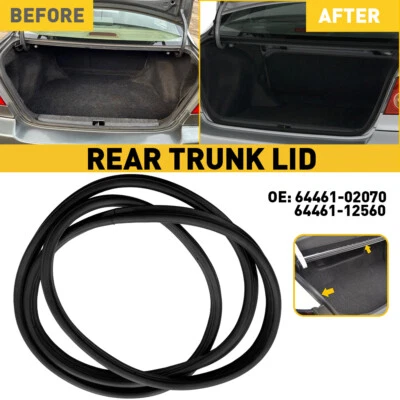 Sello de goma resistente a la intemperie de la tapa del maletero trasero del coche para Toyota Corolla/Matrix H 2003-08 Foto 1 de 4